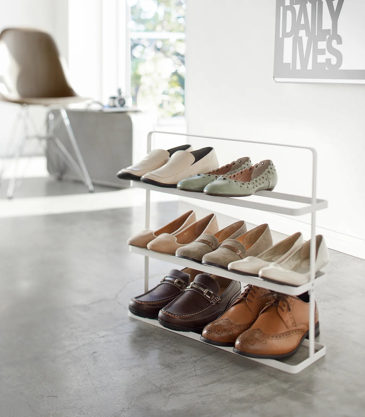 GLIXO | Shoe Rack (18" H) - Steel