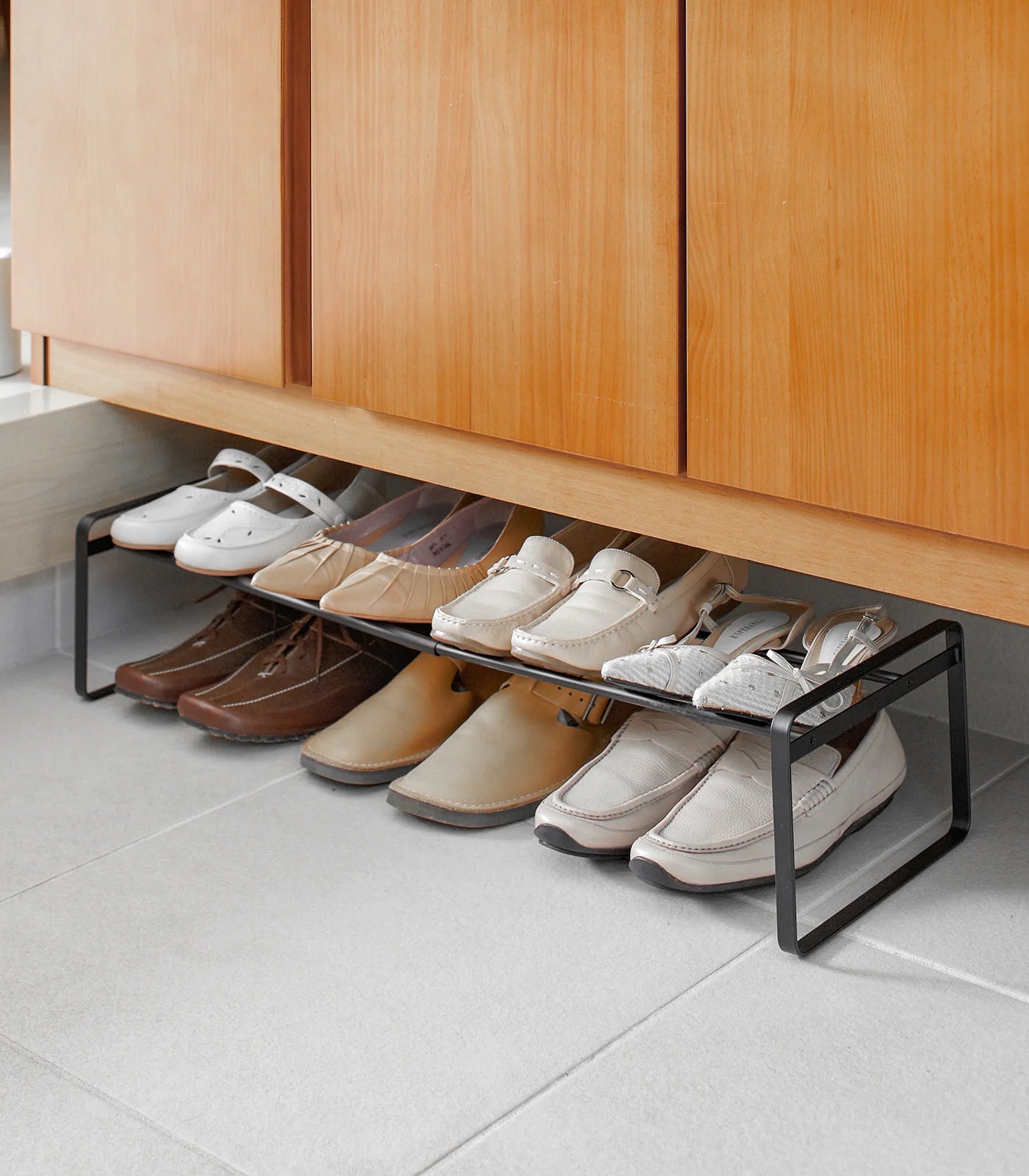 GLIXO | Stackable Shoe Rack (7" H) - Steel
