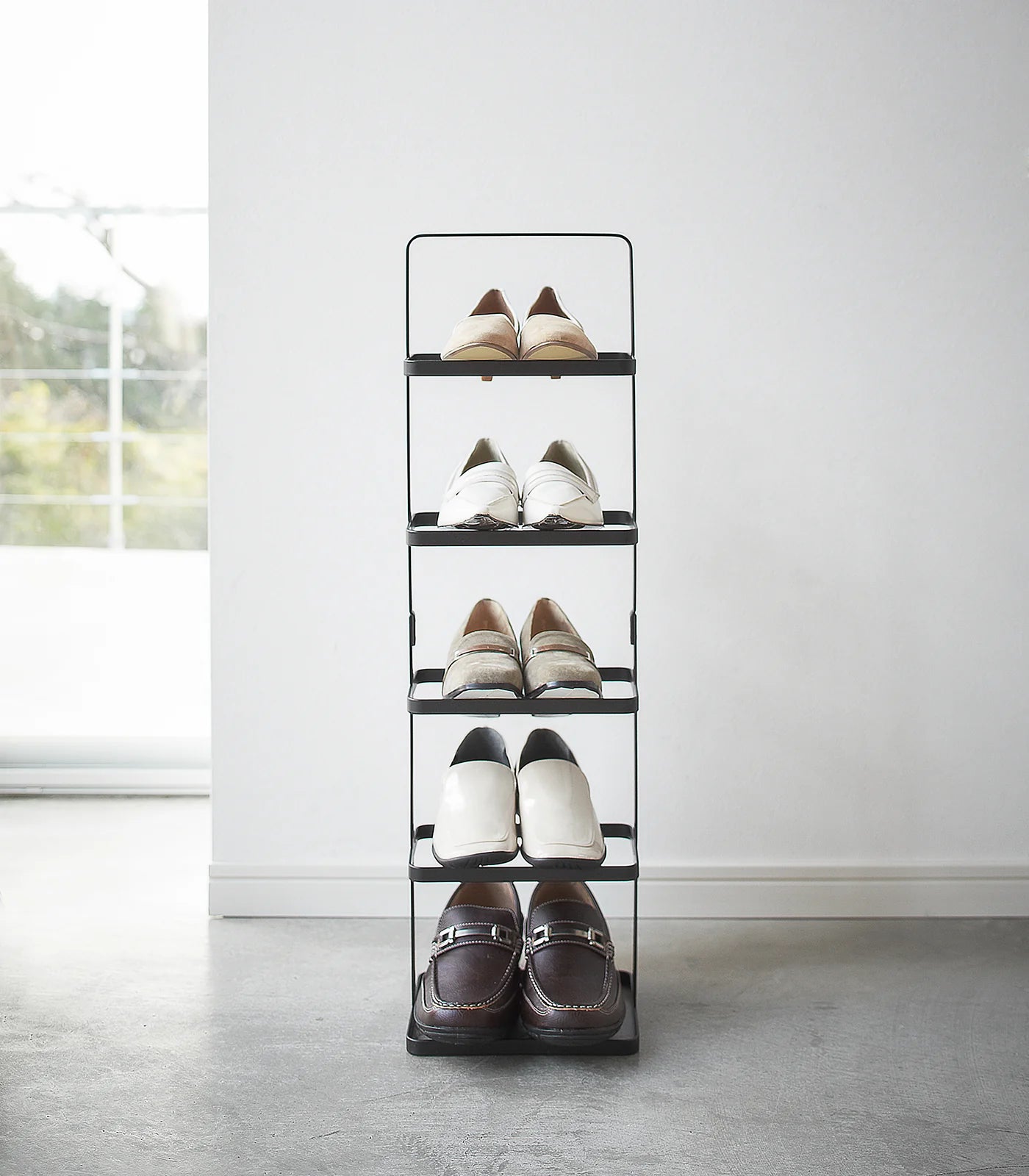 GLIXO | Shoe Rack (31" H) - Steel
