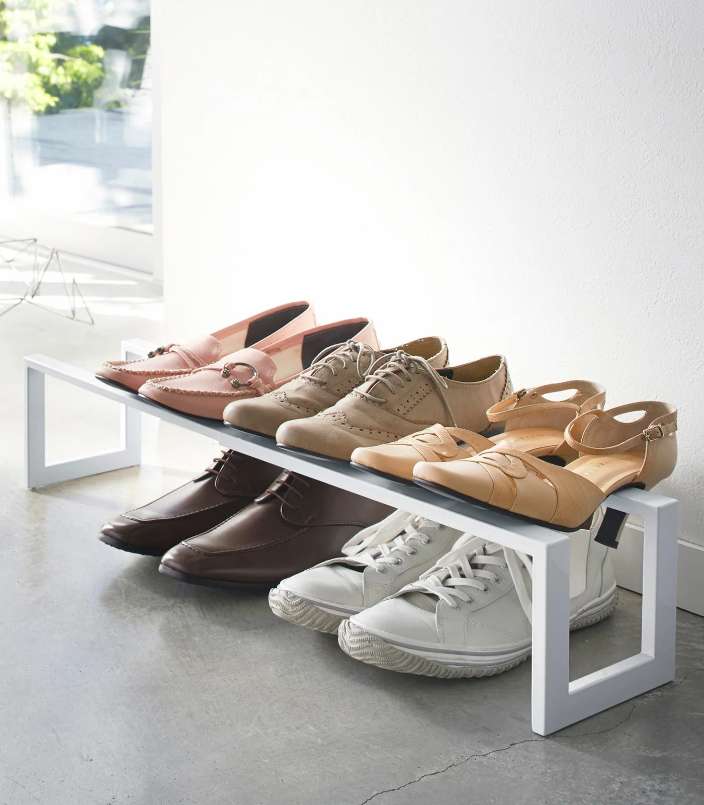 GLIXO | Expandable Shoe Rack (6" H) - Steel
