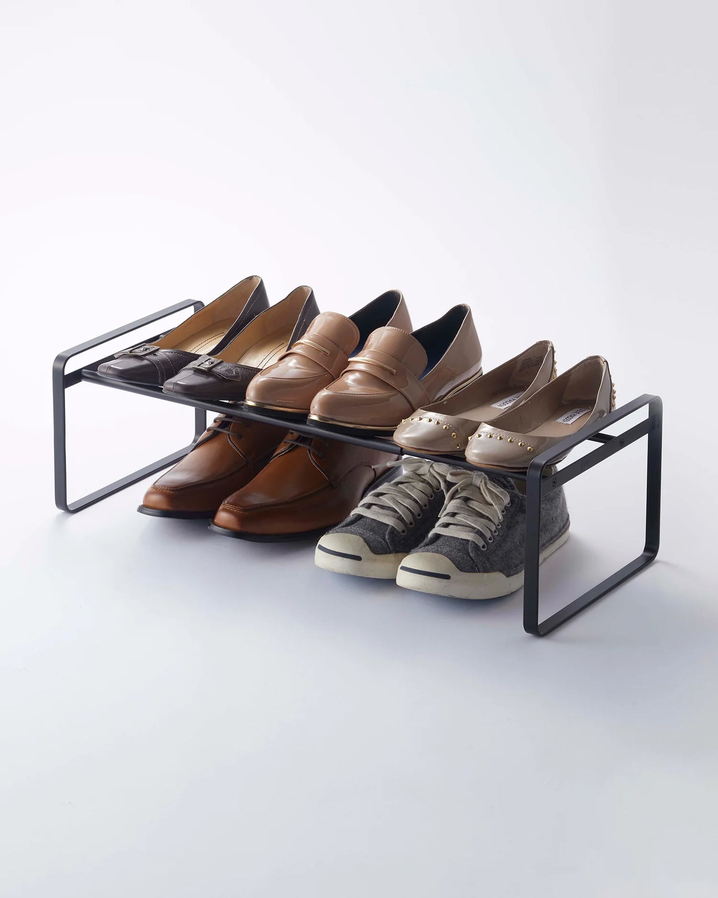 GLIXO | Stackable Shoe Rack (7" H) - Steel