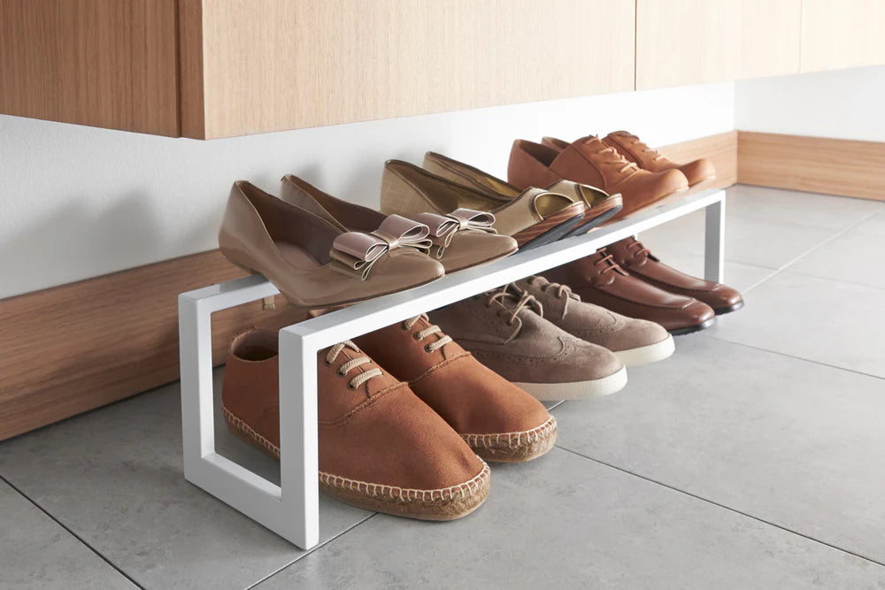 GLIXO | Expandable Shoe Rack (6" H) - Steel
