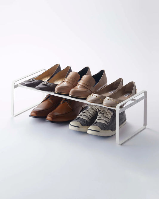 GLIXO | Stackable Shoe Rack (7" H) - Steel